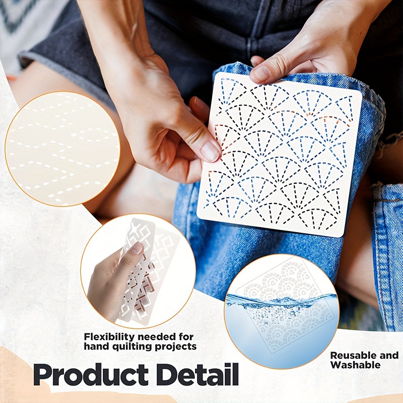 30Pcs Embroidery Templates DIY - Embroidery Pattern incelemesi ve fiyatı