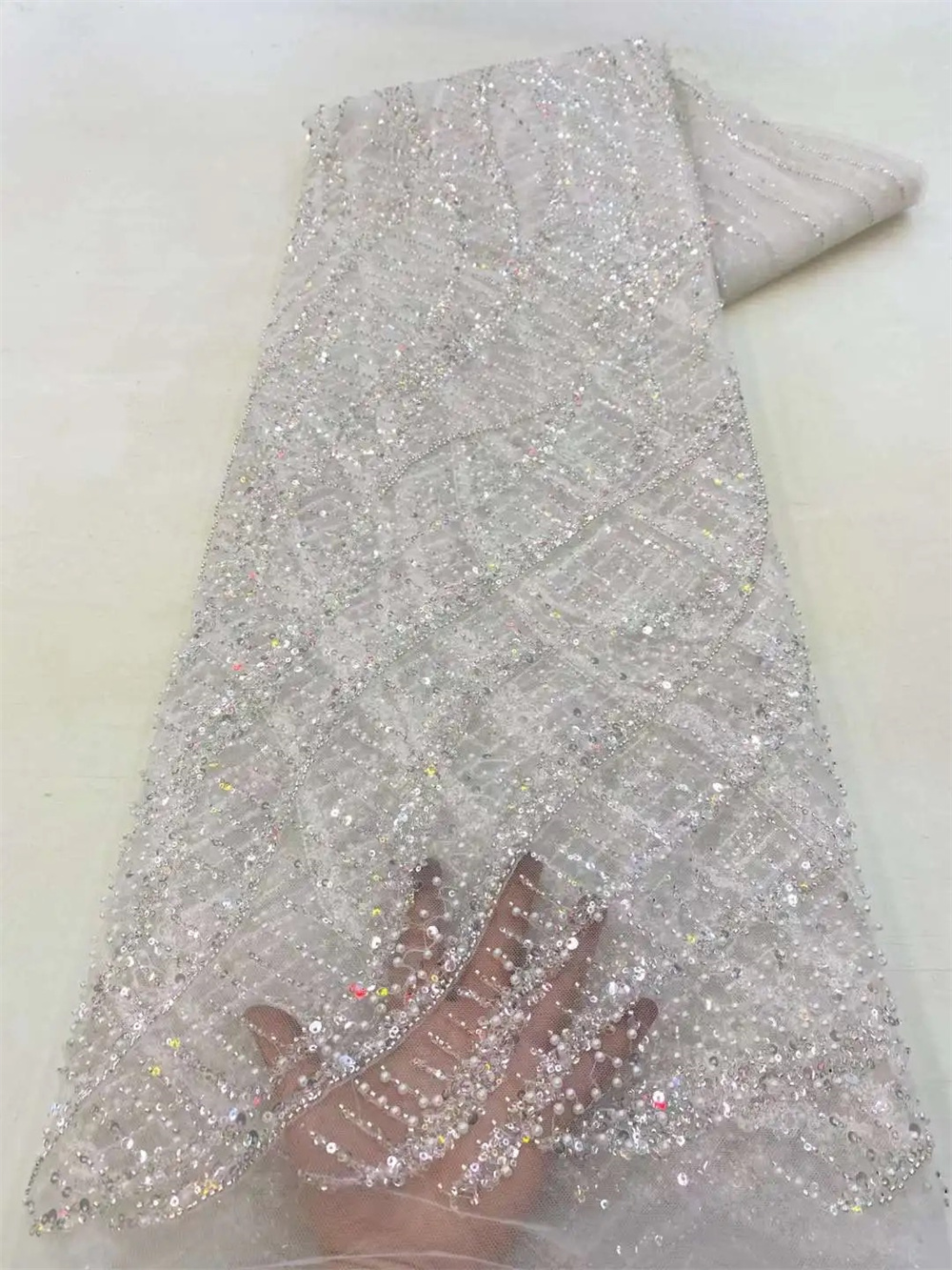 Wholesale 2025 African Sequins - Embroidery Jersey incelemesi ve fiyatı