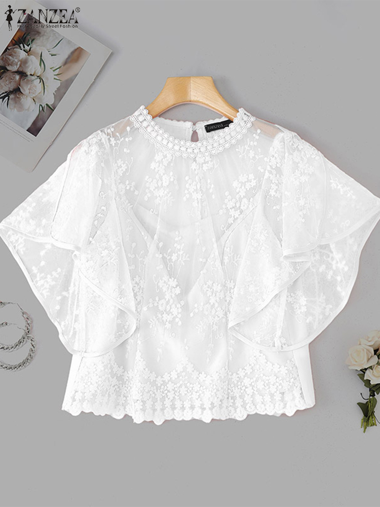 ZANZEA Women Embroidery Blouse - Embroidery Jersey incelemesi ve fiyatı