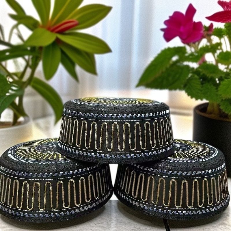 Muslim Caps For Men Clothing T - Embroidery Topi incelemesi ve fiyatı