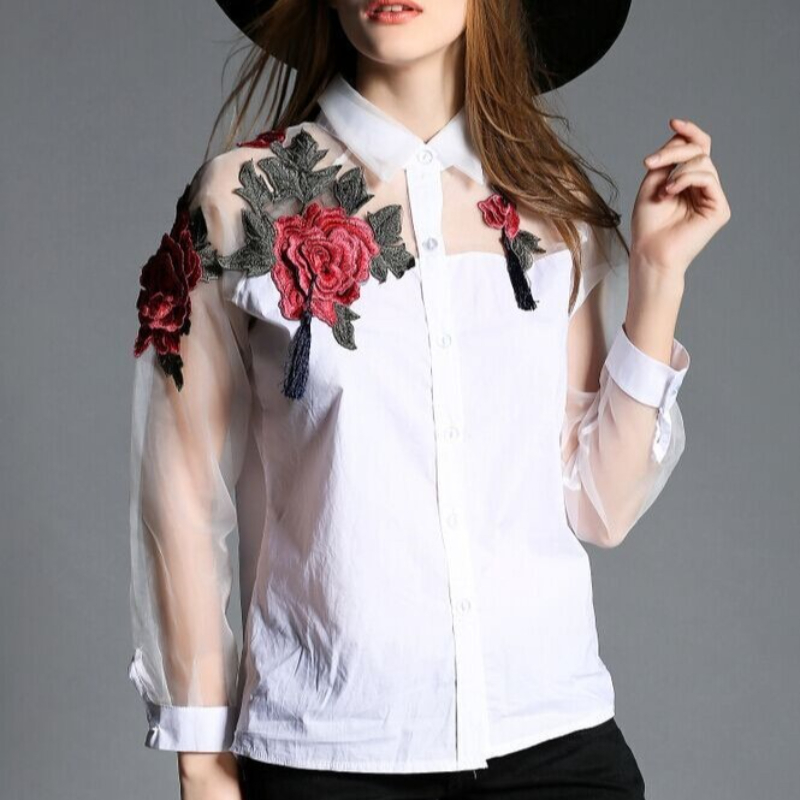 Womn's Fashion Floral Embroide - Embroidery Jersey incelemesi ve fiyatı