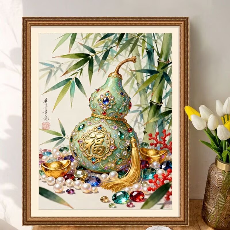 9CT 11CT gourd Embroidery DIY  - Embroidery X Stitch incelemesi ve fiyatı