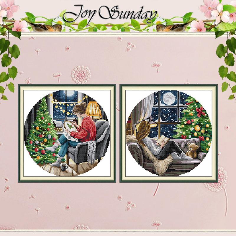 The Christmas Tree and Girl Pa - Embroidery X Stitch incelemesi ve fiyatı