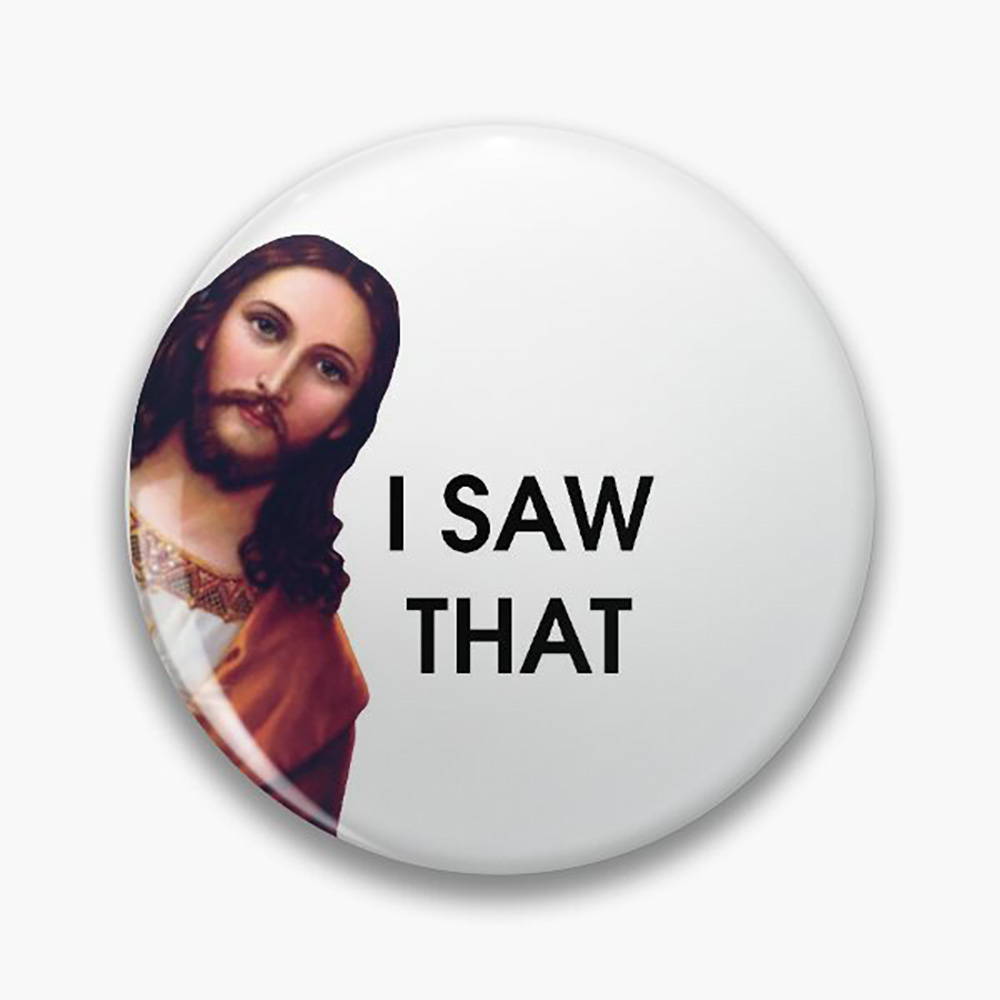 Jesus I Saw That Tinplate Pins - Embroidery Letter M incelemesi ve fiyatı