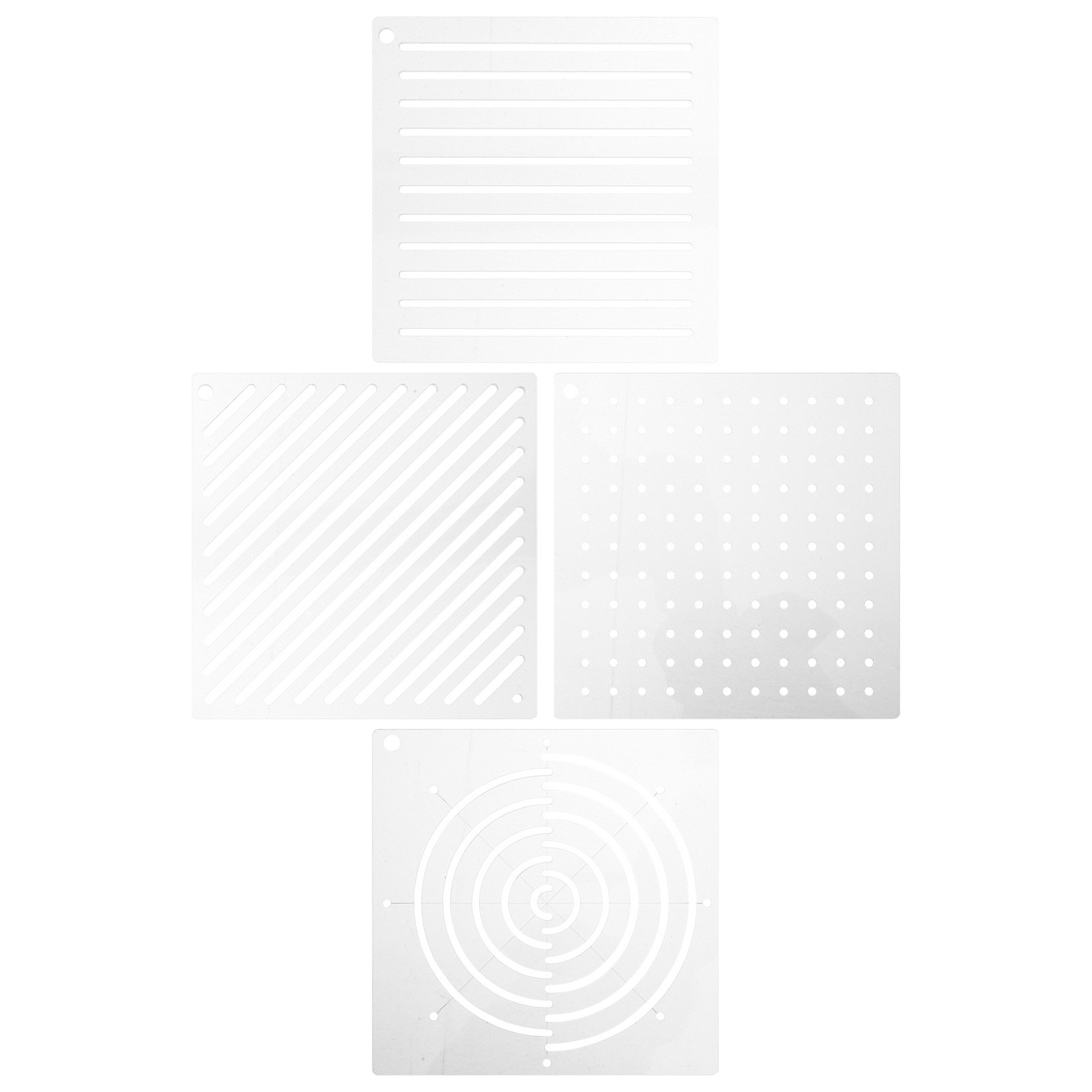 4Pcs Transparent Acrylic Quilt - Embroidery Pattern incelemesi ve fiyatı