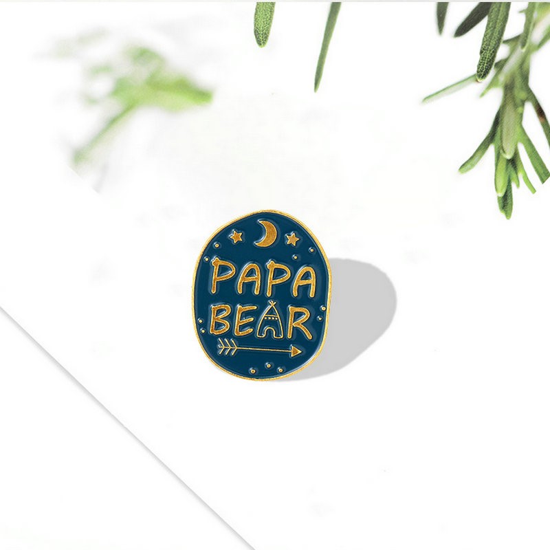 Mama Papa Bear Enamel Pins Cus - Embroidery Love incelemesi ve fiyatı