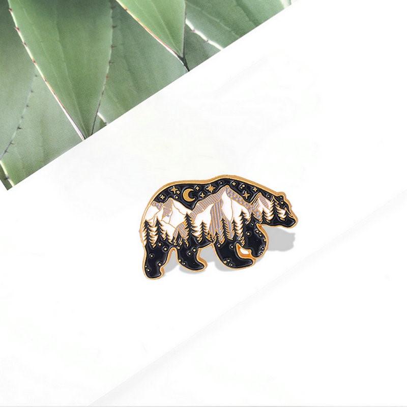 Mama Papa Bear Enamel Pins Cus - Embroidery Love incelemesi ve fiyatı