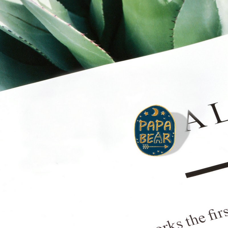 Mama Papa Bear Enamel Pins Cus - Embroidery Love incelemesi ve fiyatı