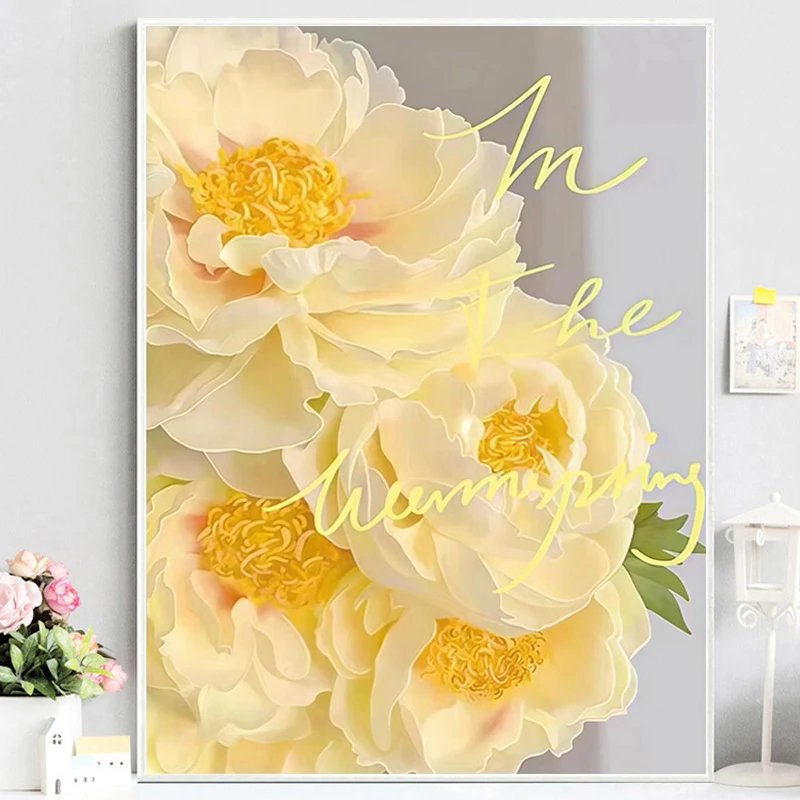 Yellow Flowers 5D Diamond Pain - Embroidery Yellow Flower incelemesi ve fiyatı