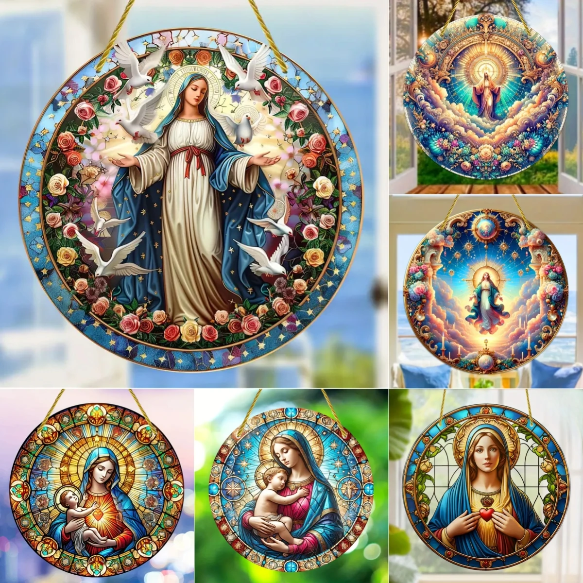Christian Religion Mary Suncat - Embroidery Garden incelemesi ve fiyatı