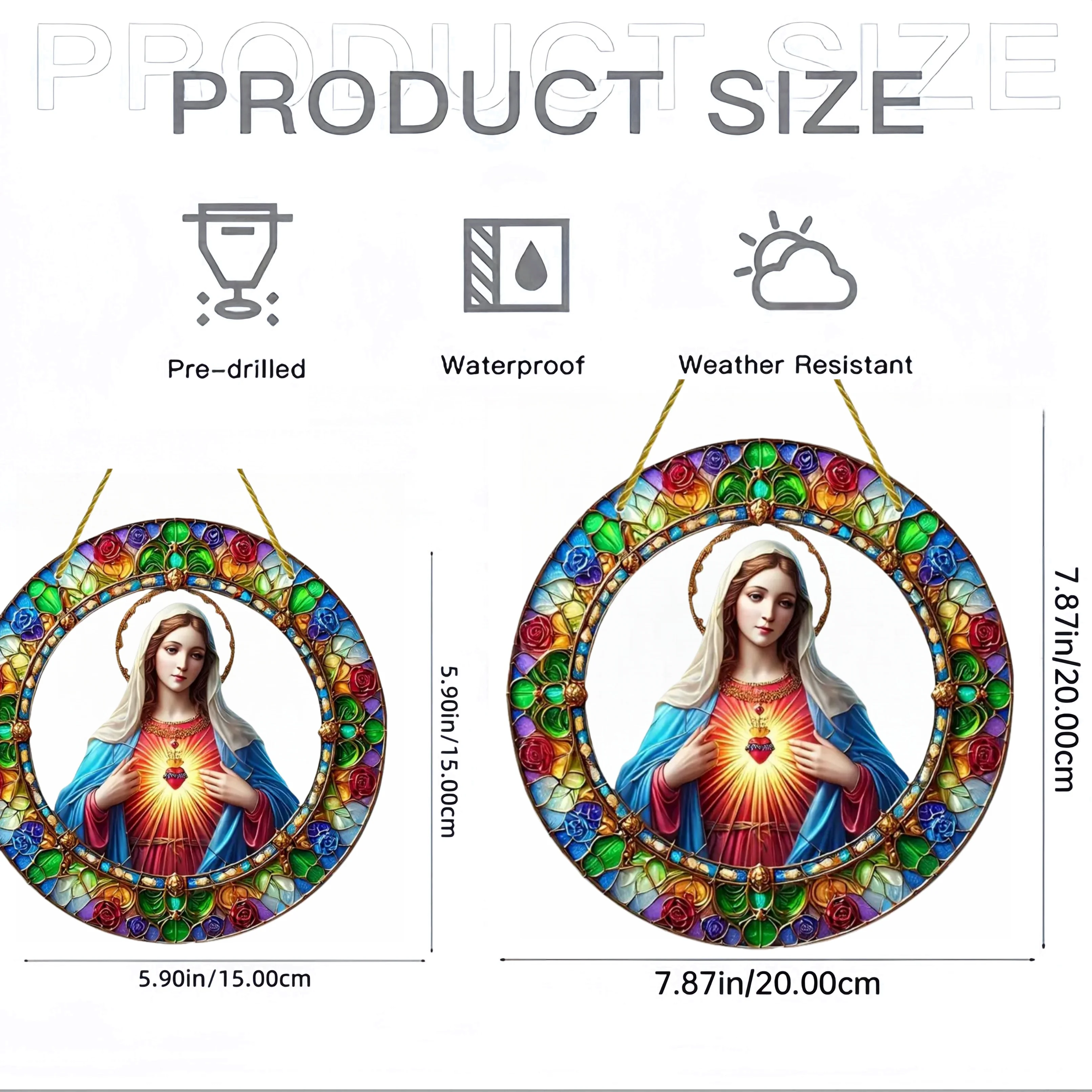 Christian Religion Mary Suncat - Embroidery Garden incelemesi ve fiyatı