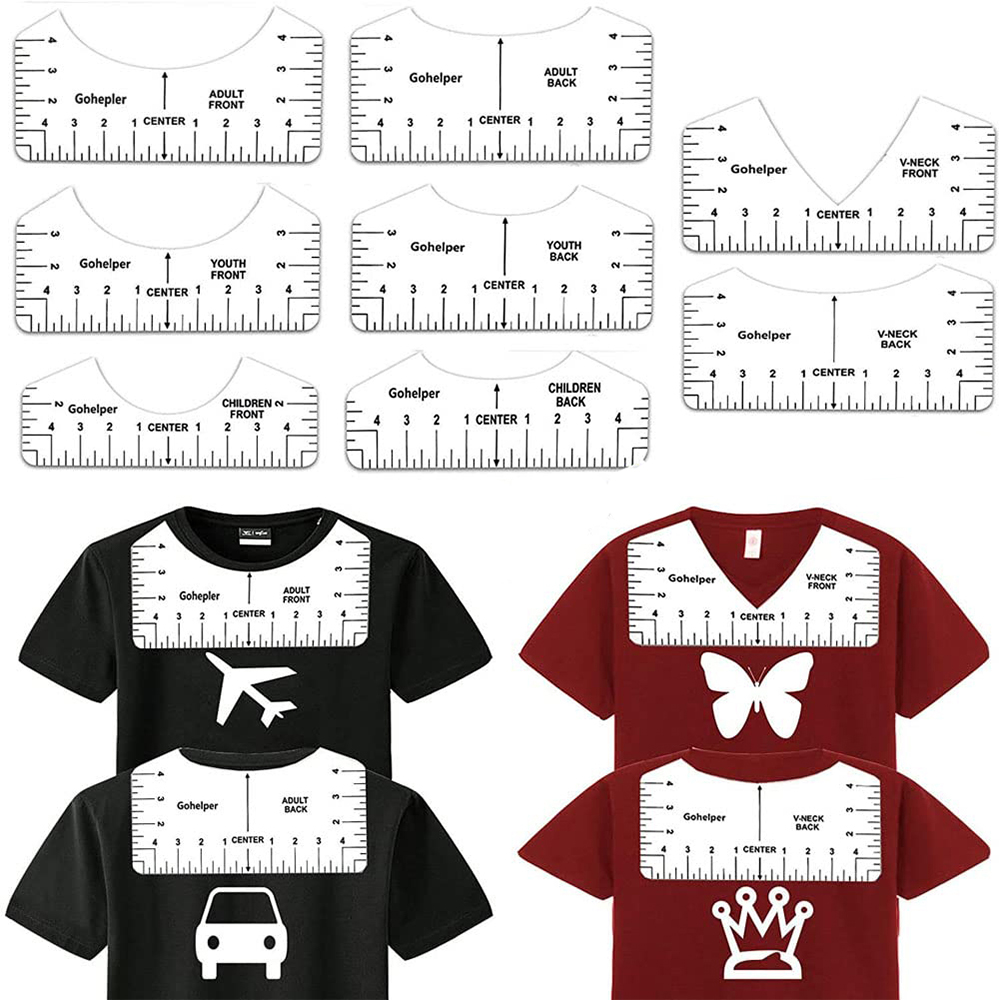 8Pcs T-Shirt Ruler Guide Cente - Embroidery Hub incelemesi ve fiyatı
