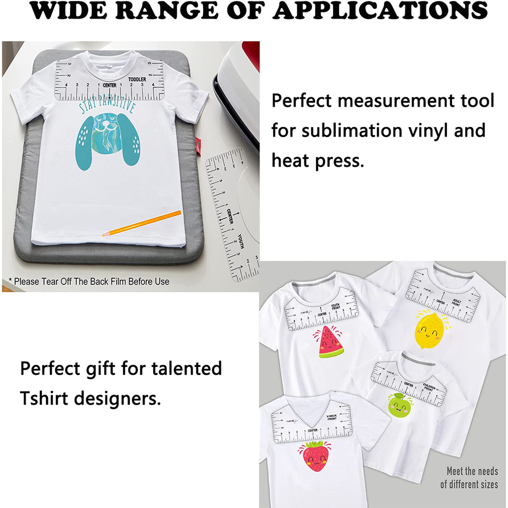 8Pcs T-Shirt Ruler Guide Cente - Embroidery Hub incelemesi ve fiyatı