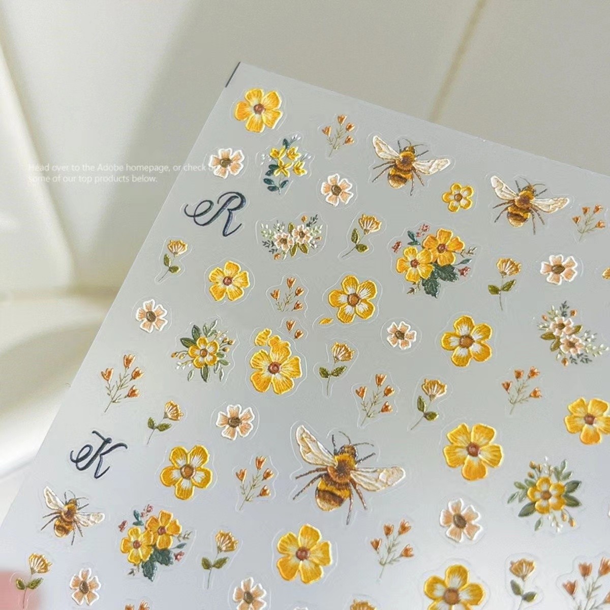Xiaohongshu same bee embroider - Embroidery Yellow Flower incelemesi ve fiyatı