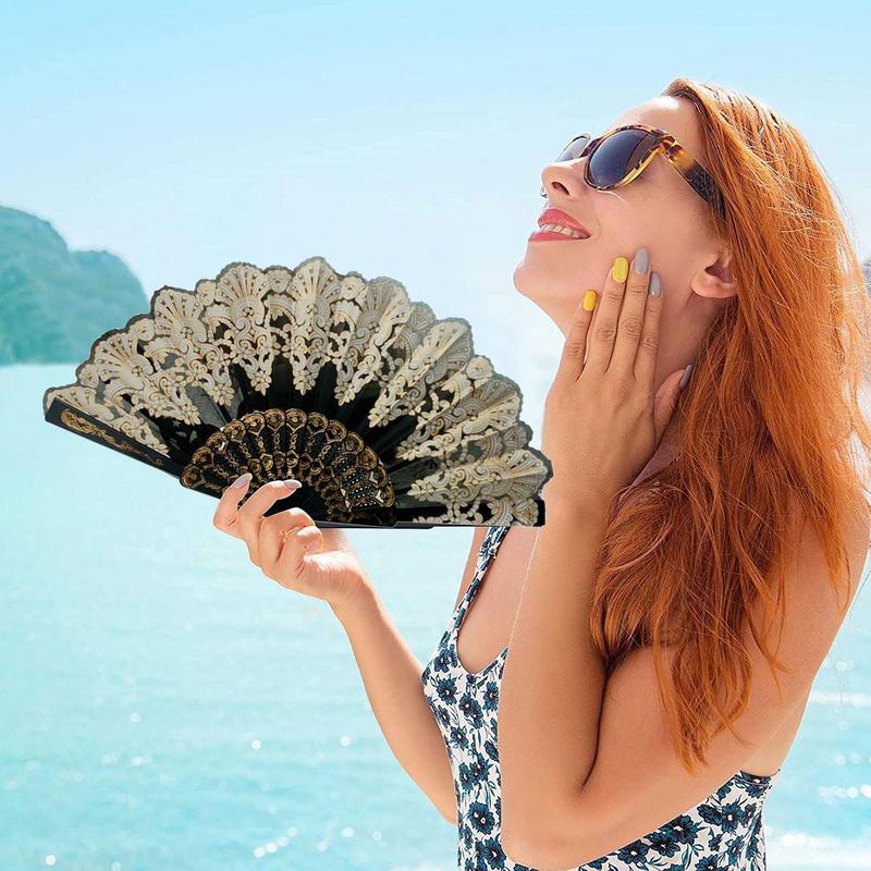 Spanish Style Fan Wedding Silk - Embroidery Daisy incelemesi ve fiyatı