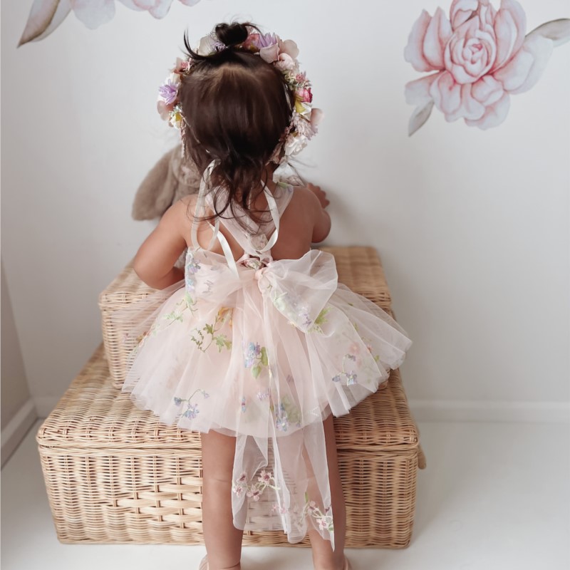 Newborn Baby Girl Princess Fai - Embroidery Daisy Flower incelemesi ve fiyatı