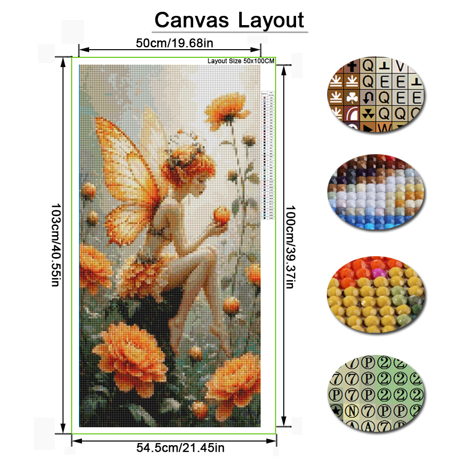 Butterfly Elf Yellow Flower La - Embroidery Yellow Flower incelemesi ve fiyatı