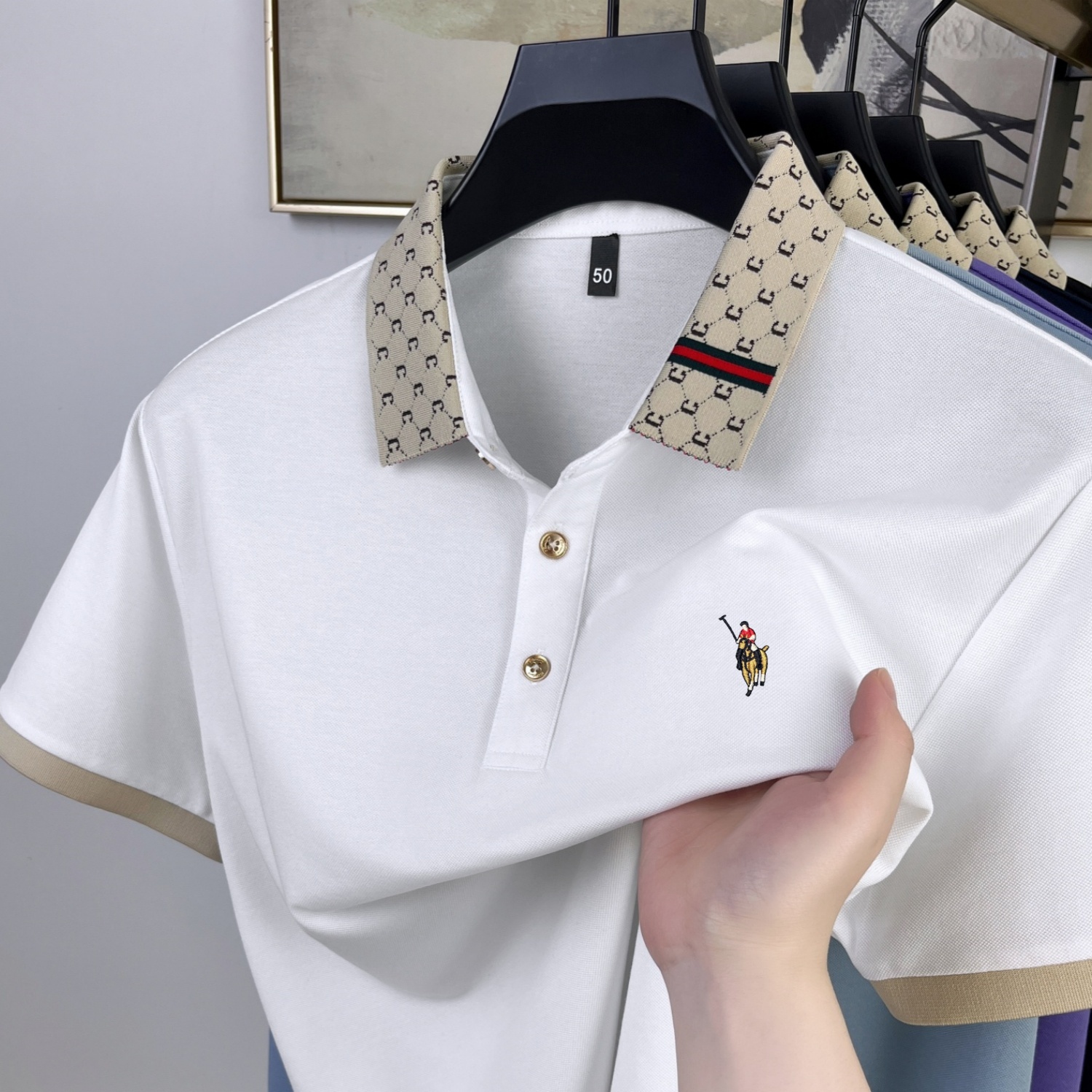 Men's Cotton Quick-dry Summer  - Embroidery Premium incelemesi ve fiyatı
