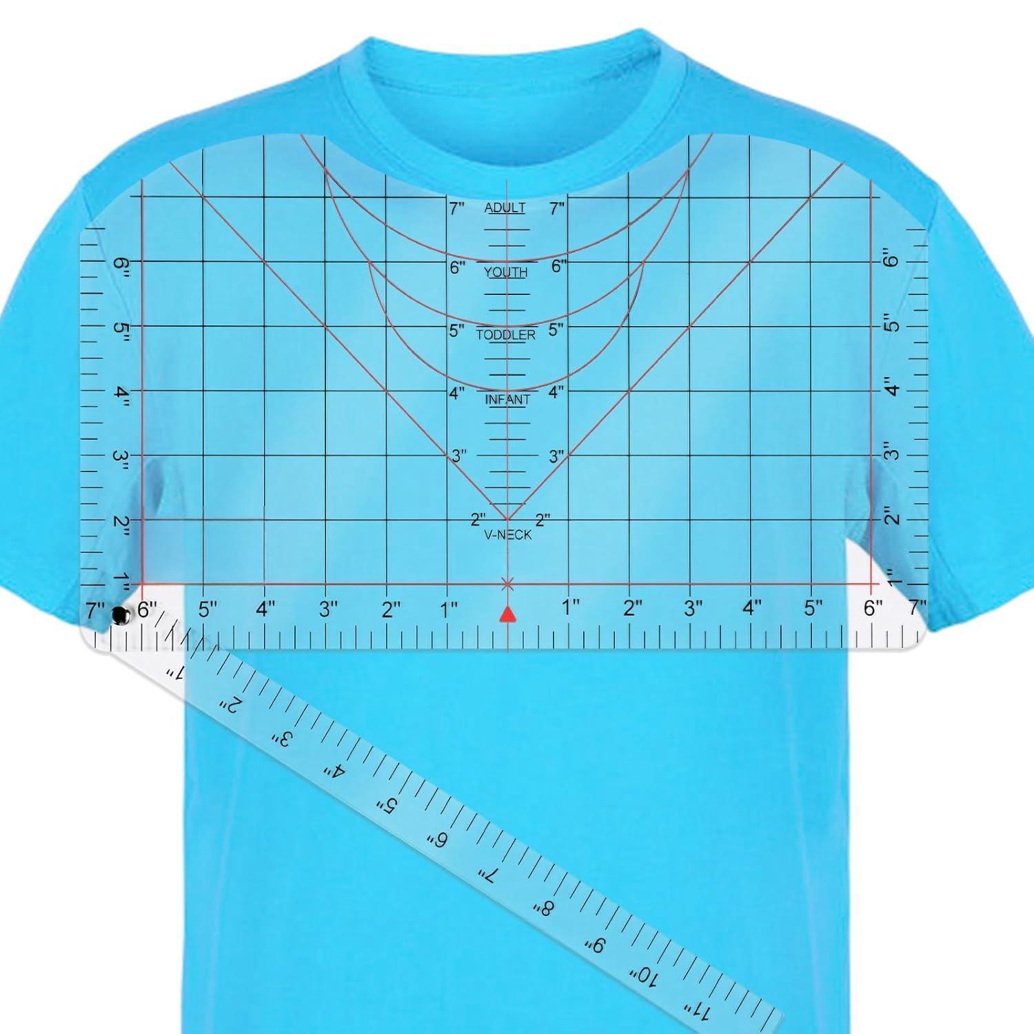 Tshirt Ruler Guide for Vinyl A - Embroidery Hub incelemesi ve fiyatı