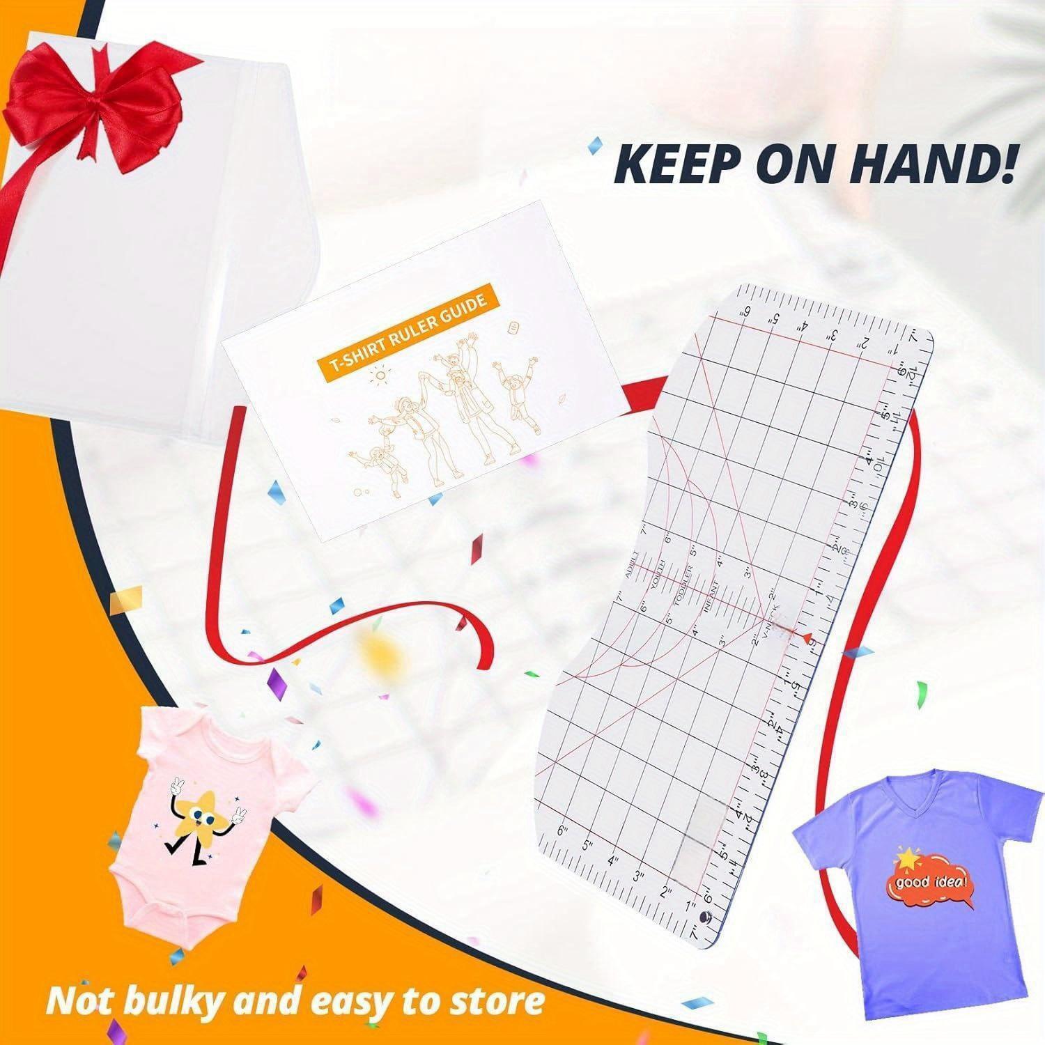 Tshirt Ruler Guide for Vinyl A - Embroidery Hub incelemesi ve fiyatı