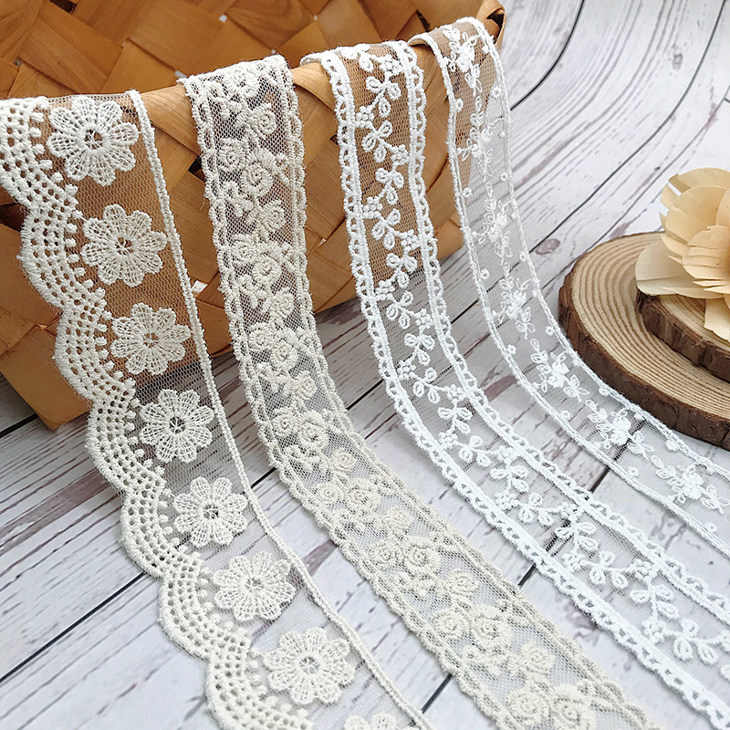 3Yards/Lot Embroidery White Be - Embroidery Jersey incelemesi ve fiyatı