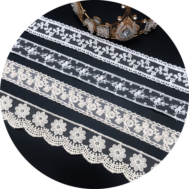3Yards/Lot Embroidery White Be - Embroidery Jersey incelemesi ve fiyatı