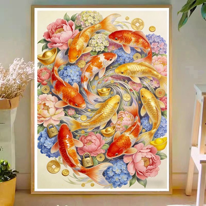 Goldfish 9CT 11CT Embroidery D - Embroidery X Stitch incelemesi ve fiyatı