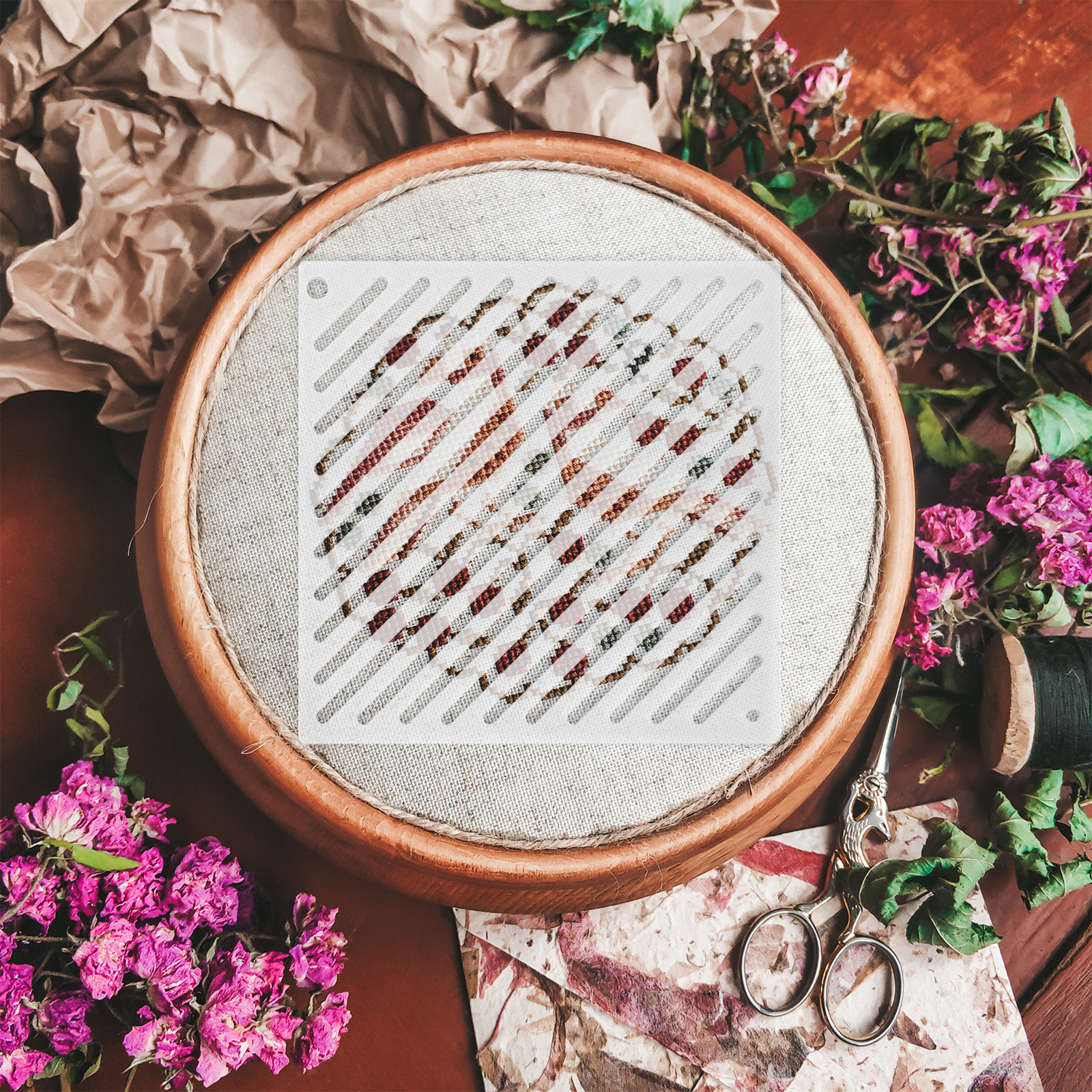 4Pcs Acrylic Quilting Template - Embroidery Pattern incelemesi ve fiyatı