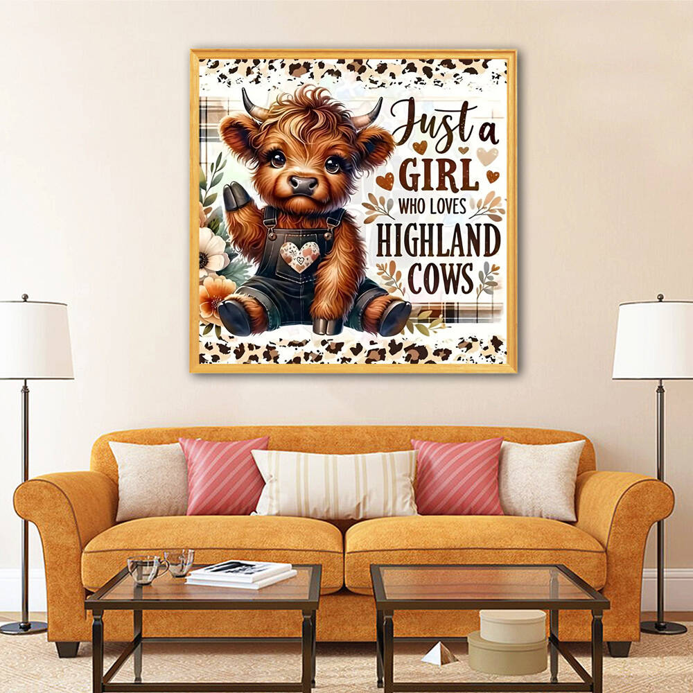 DIY Diamond Painting Highland  - Embroidery Love incelemesi ve fiyatı