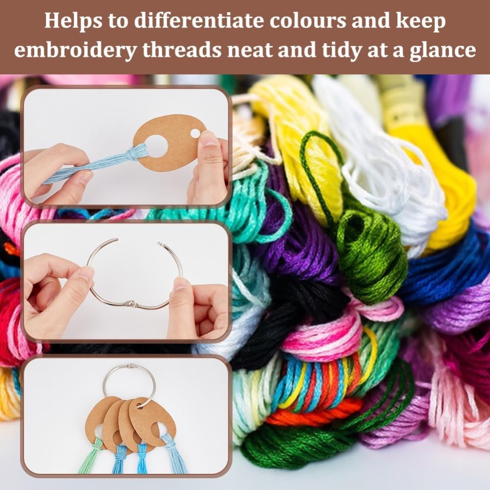 100Pcs Teardrop Floss Thread D - Embroidery Floss incelemesi ve fiyatı