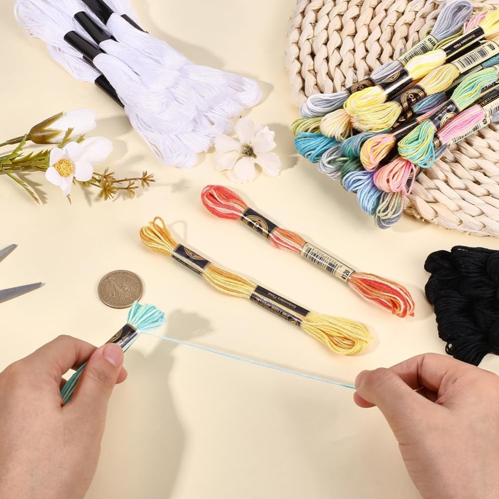 42 Skeins Polyester Embroidery - Embroidery Floss incelemesi ve fiyatı