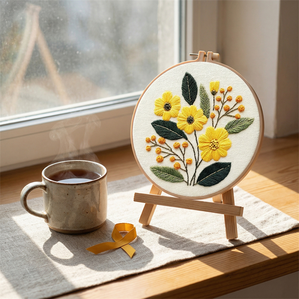 MomoArt DIY Embroidery Kit Flo - Embroidery Daisy Flower incelemesi ve fiyatı