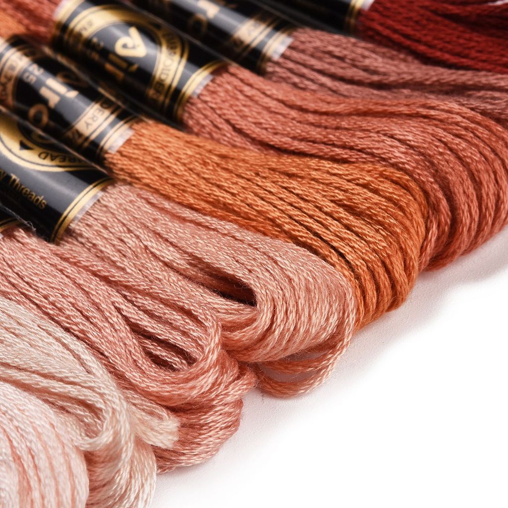 1Set 8 Skeins 0.5mm 6-Ply Poly - Embroidery Floss incelemesi ve fiyatı