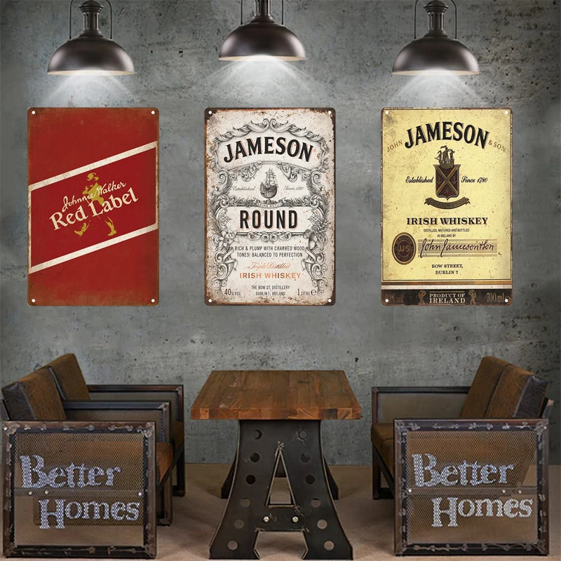 Whisky Brand Metal Vintage Tin - Embroidery Garden incelemesi ve fiyatı
