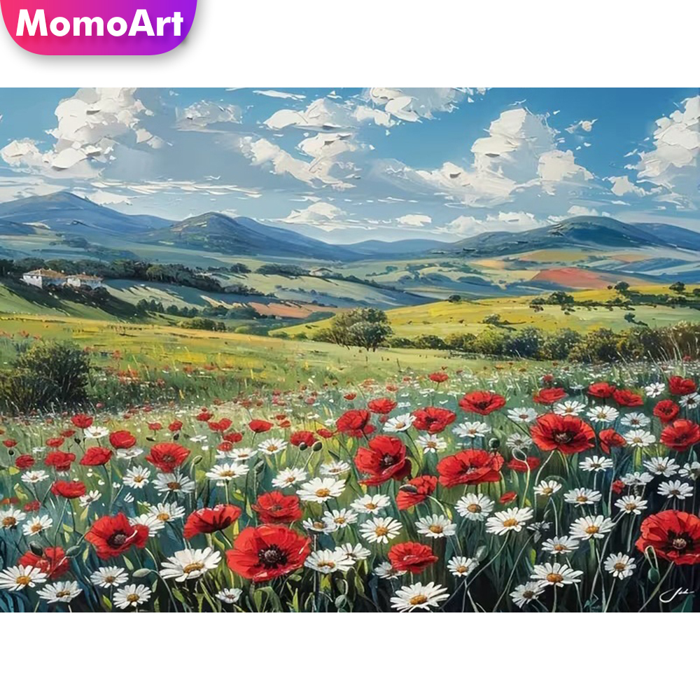 Momoart 5D DIY Diamond Paintin - Embroidery Daisy Flower incelemesi ve fiyatı