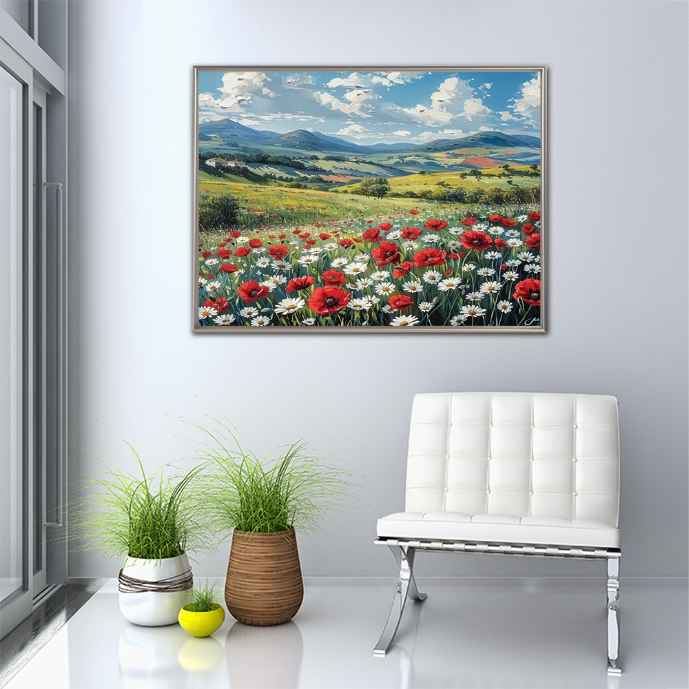 Momoart 5D DIY Diamond Paintin - Embroidery Daisy Flower incelemesi ve fiyatı