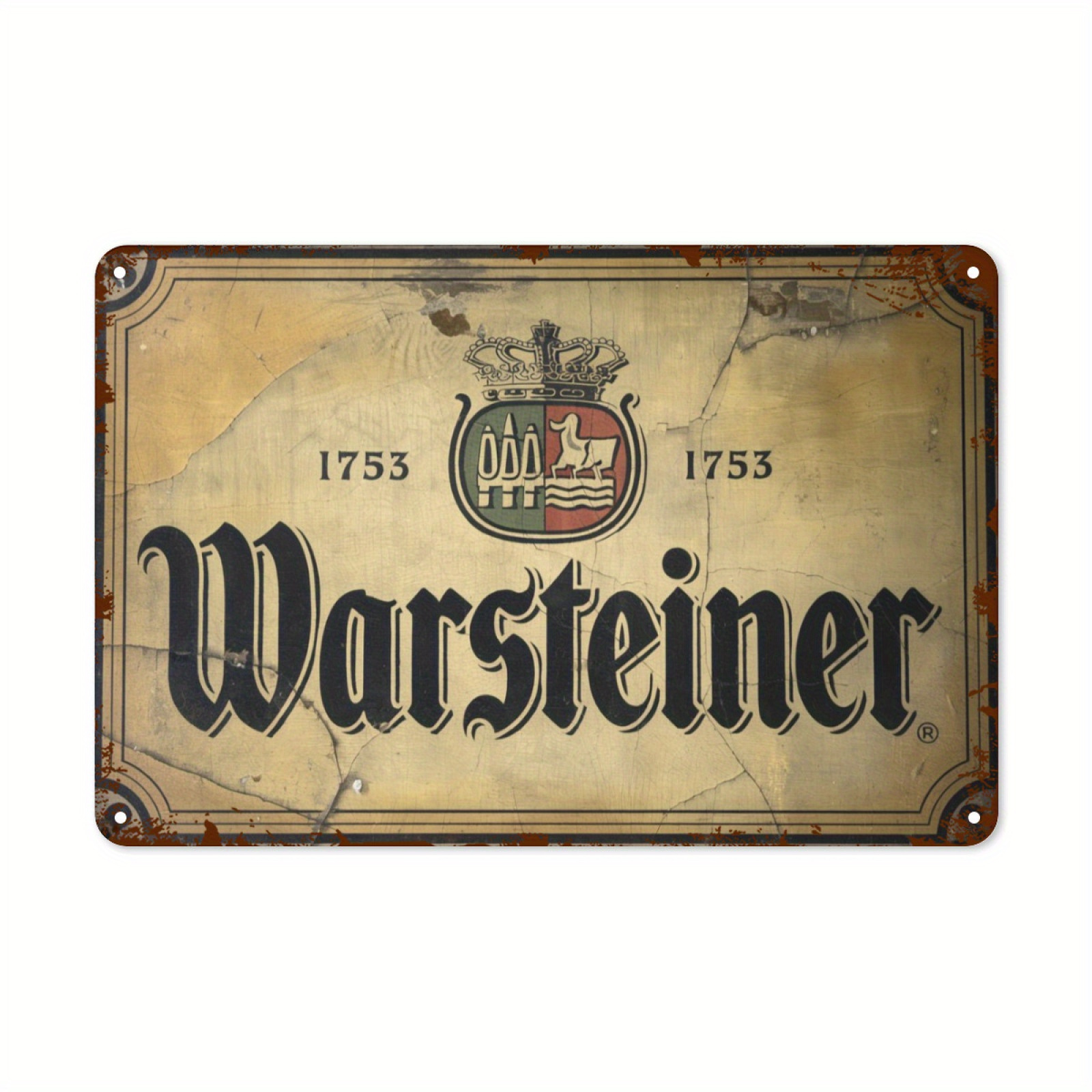 Vintage Warschiner Beer Metal  - Embroidery Garden incelemesi ve fiyatı